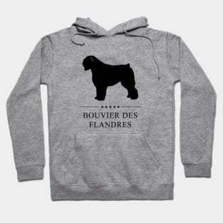 Bouvier des Flandres Black Silhouette Hoodie